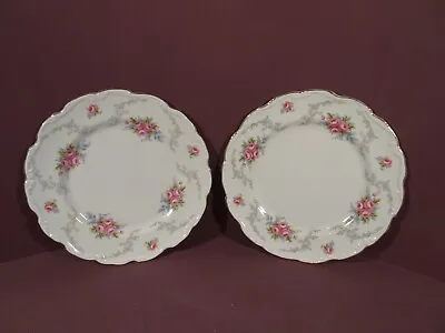 £14 • Buy Royal Albert Tranquility Pattern, A Pair Of  Dessert/cheese Plates 1st Quality  