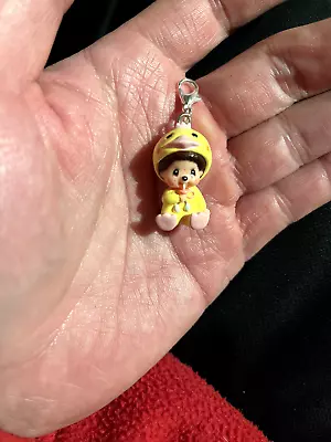 Monchhichi Duck Mini Figure Keychain Charm • $16