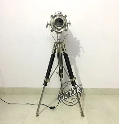 Christmas Nautical / Spot-Light Floor Tripod Lamp Sea House Searchlight • $97.50