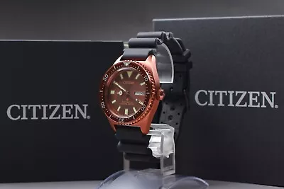 【TOP MINT】 Citizen Promaster NY0125-08W Automatic Men's Divers 200m Watch JAPAN • £184.64