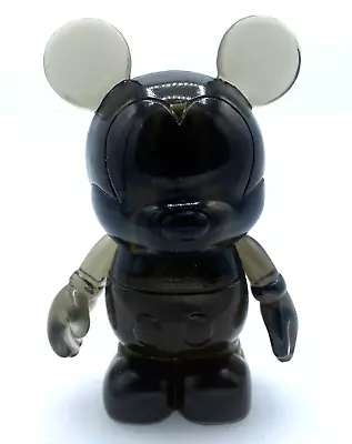 DISNEY Vinylmation CLEAR Series - BLACK (Smoke) - MICKEY MOUSE • $8.95