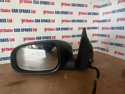 Volvo S40 V50 2008 Passenger Manual Fold Black Wing Door Mirror • $62.17