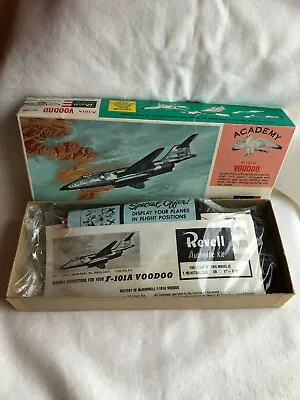 Revell 1960s Long Range Escort Fighter F-101A Voodoo Jet Model Airplane VTG • $47