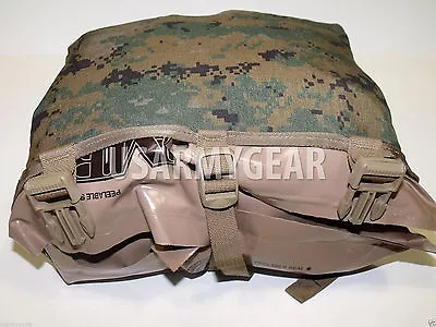 Made In USA Marpat ILBE Rucksack Pack USMC Radio Utility POUCH Holds 4 MREs USGI • $6.11