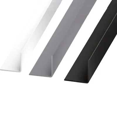 £7.95 • Buy Plastic Corner Trim PVC Angle Cover Strip Rigid 90 Degree Angle Edging  1 Metre