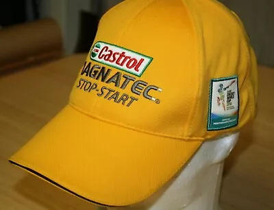 Yellow Castrol Magnatec 2015 Cricket World Cup Hat • $24.99