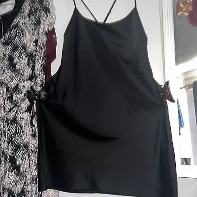 Black Strappy Dress • £1.50