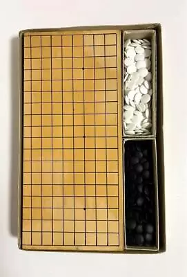 Japanese Go-Board Goban IGO Game Portable Old Rare Vintage Used In Japan • $84