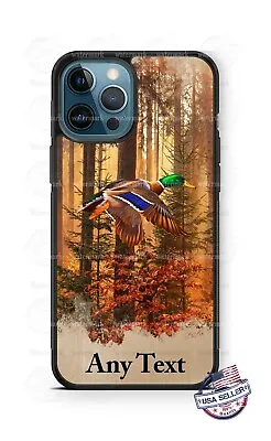  Wild Duck Mallard Flying In Fall Season Phone Case For IPhone 12 Samsung Google • $26.98