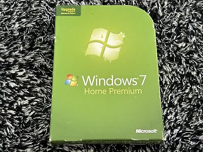 Windows 7 Home Premium Upgrade Retail - Vista To Windows 7 Only • $19.99