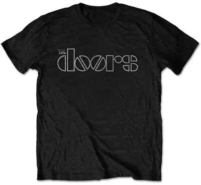 The Doors Logo Black T-Shirt NEW OFFICIAL • $38.05