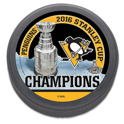 $14.99 • Buy Pittsburgh Penguins 2016 Stanley Cup Champions Souvenir Hockey Puck NHL