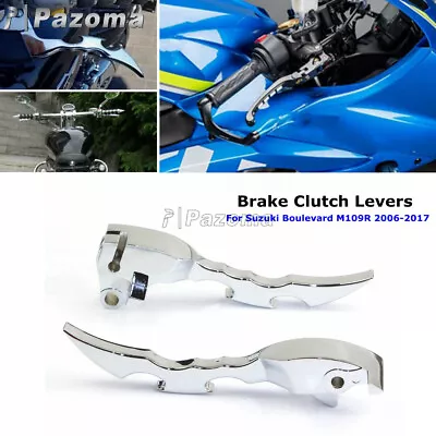 2x Blade Brake Clutch Hand Control Lever For Suzuki Boulevard M109R Racing Bike • $42.19