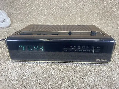 Vintage Panasonic Alarm Clock AM/FM Radio RC-110 ((TESTED)) • $12.95