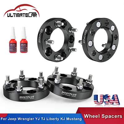 4pcs Wheel Spacers 1  5 X 4.5  For Jeep Wrangler YJ TJ Liberty KJ Ford Mustang • $64.88