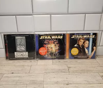 Star Wars Soundtrack Bundle Episode 1  Episode 2 & Empire Strikes Back • $15