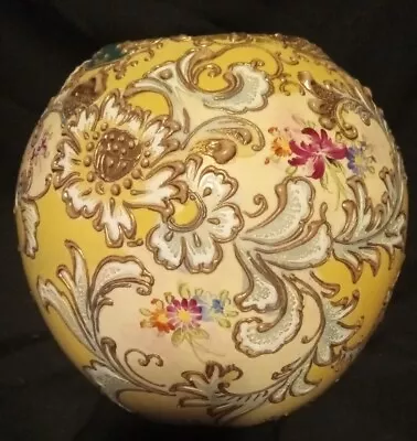 Vintage Beautiful Signed Cloisonne Vase Damaged • $19.99