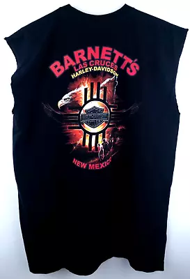 Vintage 2004 Harley Davidson Barnett's T-Shirt Las Cruces NM New Mexico Size XL • $29.99
