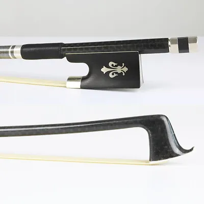 NEW 4/4 Size Advanced Plaid Carbon Fiber Violin Bow Natural Mongolian Horse Hair • $39.99