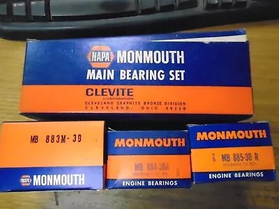 Clevite Main Bearing Set P/N MS-115 M-30  1 Each: MB-883M-30 MS884M-30 MS885M-30 • $99.99