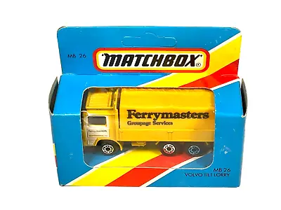 MB-26 Matchbox Ferrymasters Volvo Tilt Lorry Truck ~ Sealed 1983 Die Cast • $18.95
