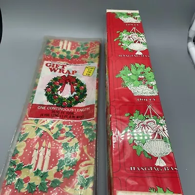 NOS Vintage Christmas Wrapping Paper • $18.99