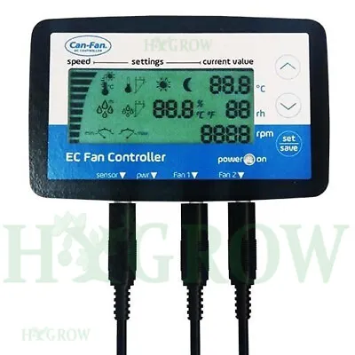 Digital Programmable EC Controller LCD For Can Fan Q-Max. Controls Up To 10 Fans • £13.99