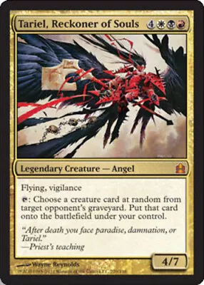 1 X Tariel Reckoner Of Souls - Commander 2011 - NM-Mint - MTG • $1.63