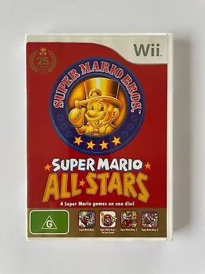 Wii Super Mario All-Stars (2010 Nintendo) COMPLETE TESTED WORKING • $44.95