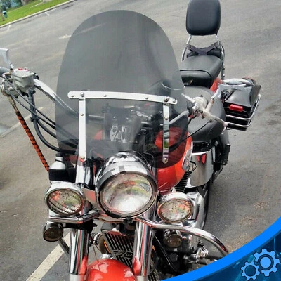 $45.95 • Buy 19  Smoke Windshield Windscreen For Yamaha Warrior Road Royal VMax VStar Virago