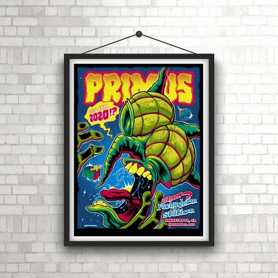 $9.98 • Buy Primus Pachyderm Station Vintage Concert  Poster