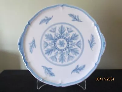 Villeroy & Boch Country Collction Casa Azul Handled Cake Plate Mint 12 3/4  • $49.99