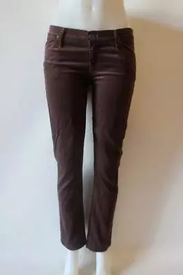 Womens Goldsign Misfit Brown Corduroy Pants 28 * • $29.99