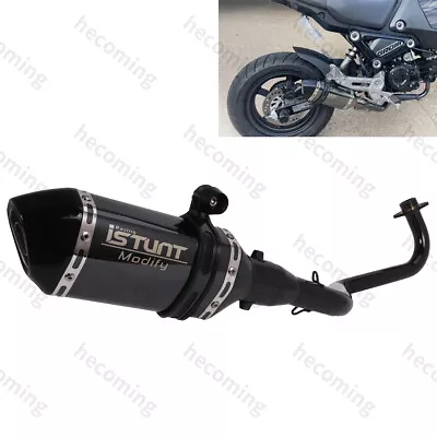 Motorcycle Full Exhaust System Slip On Baffle For Honda Grom Msx 125 2013-2024 • $97.78