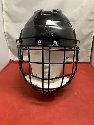 Vintage Mylec Black Hockey Helmet 80s Street Hockey Face Mask Cage • $24.99