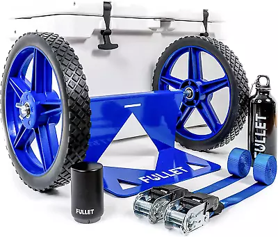 FULLET Cooler Wheel Kit For Yeti & RTIC Cooler Carts - 12 Inch Wheels & Ratchet • $100.99