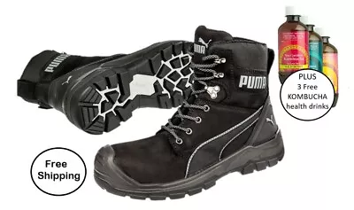 $237.49 • Buy PUMA Conquest ZIP Sider Workboot Waterproof Membrane PLUS Bonus Kombucha