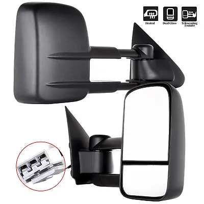 Tow Mirrors For 1997-2003 Ford F150 Power Side View Mirrors Left+Right NO Heated • $85.99