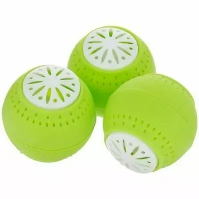 £4.99 • Buy 3 Pcs Eco-Friendly Fridge Freshener Balls Eliminates Odour Smell Removal Fresh