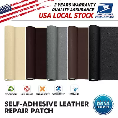 Stretch Leather Repair Self-Adhesive Patch For Automotive Interior Easy To Use • $12.99