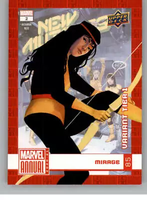 2021 Upper Deck Marvel Annual Base Card Or Cover Variants Pick From List • $3.48