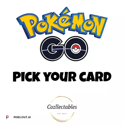 $5 • Buy Pokemon Cards ⚡ Pokemon GO ⚡ PICK YOUR CARD ⚡ Reverse Holo & Holo