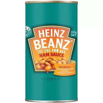 Heinz Baked Beans In Ham Sauce Can 555g • $14