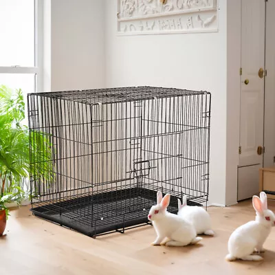 Large Indoor Rabbit Cage Guinea Pig Pet House Small Animal Hutch Cages Enclosure • £25.95