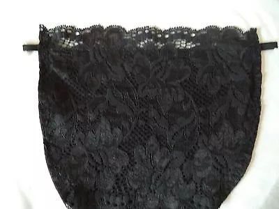 Black All Lace modesty Panel  • £4.75