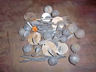 Lead Bank Sinkers Weights Fishing Tackle Lot Over 10 Lbs. Lot 1 • $19.95