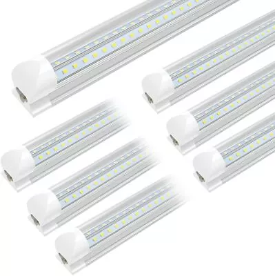 T8 2FT 4FT 6FT 8FT LED Tube Light Bulb V-shape Integrated LED Shop Light Fixture • $291.59