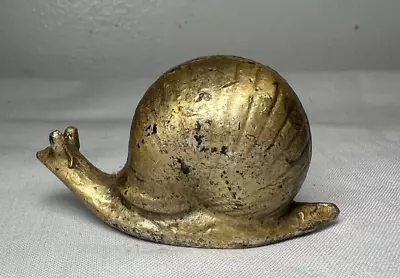 Brass Snail 2  Paper Weight Figurine • $9.99