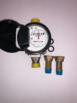 Neptune 5/8x3/4 T-10  Direct Read Gallon Water Meter NSF61 With Coupling Set • $72