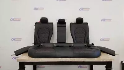 2015 Mercedes C Class C63 C63s Amg Rear Seat Assembly Black With Red Stitching • $300